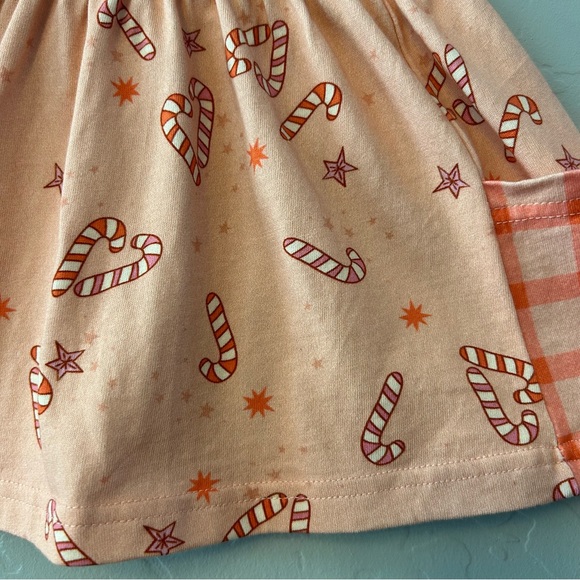 Sunshine Kids Co small shop pink candy cane skirt size 2T new without tag - Picture 6 of 11